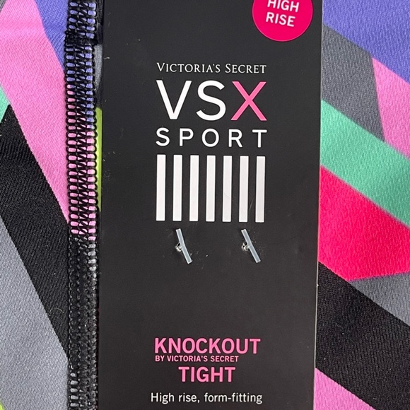NEON MULTICOLOURED VICTORIA'S SECRET VSX SPORT - HIGH RISE KNOCKOUT TIGHT - Picture 4 of 7